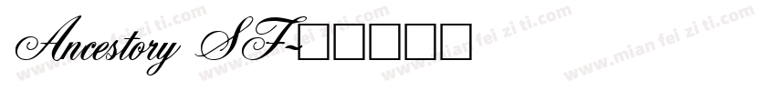 Ancestory SF字体转换